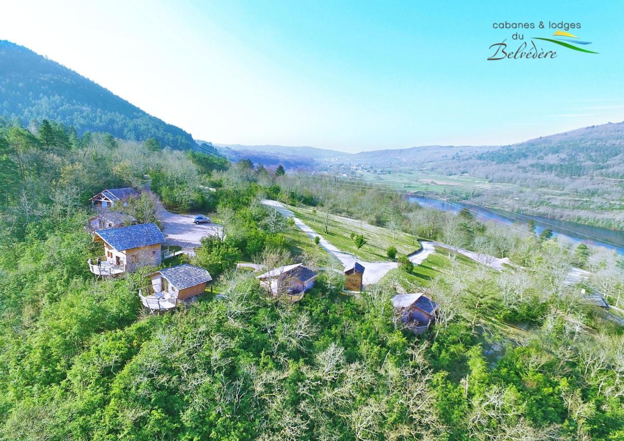 Cabanes Et Lodges Du Belvedere Serrieres-sur-Ain Dış mekan fotoğraf